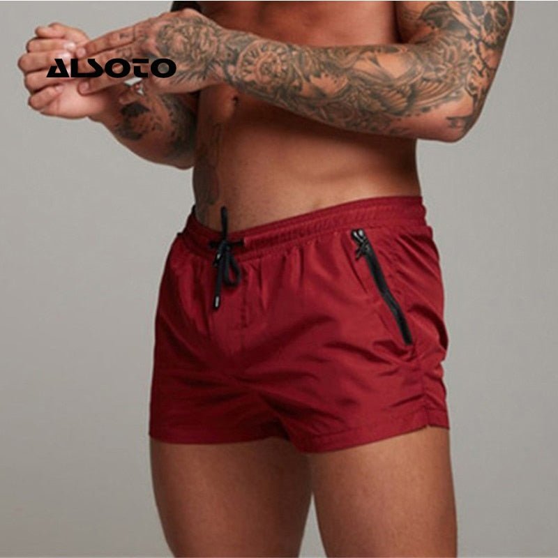 Alpha Swim Shorts | Swimsuit Sexy Swimwear Men Swimming Shorts Men Briefs Beach Shorts Sports Suits Surf Board Shorts Men Swim Trunks - Mighty Lifestyle
