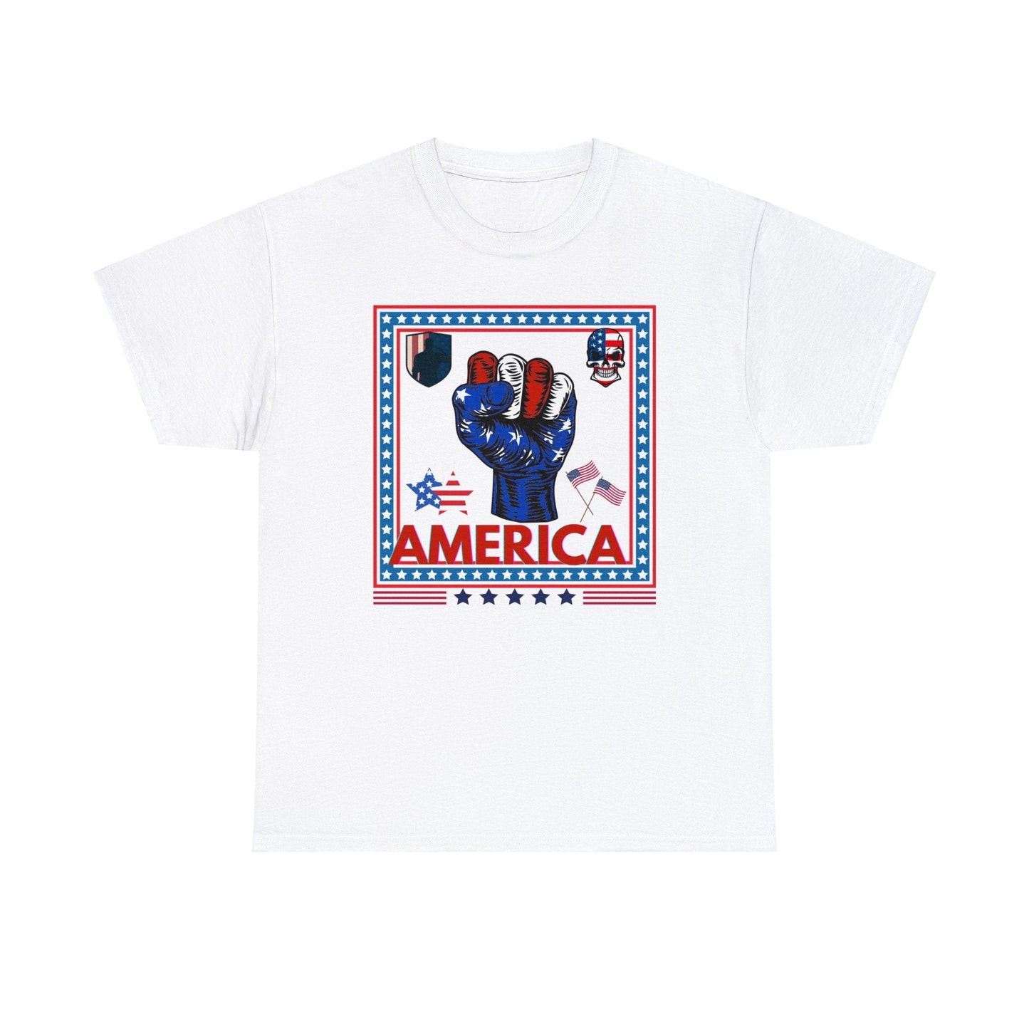 AMERICAN LOVE SHIRT, Shirt for Patriot, Gift, Shirt for Veteran, Gift for Military, American Patriot Shirt, History, Labor Day - Mighty Lifestyle