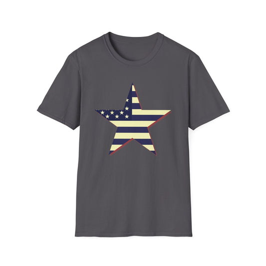 American Star, Patriot Shirt, American Patriot, American Pride Shirt, Shirt for the Patriot, Gift for Patriots, Labor Day - Mighty Lifestyle