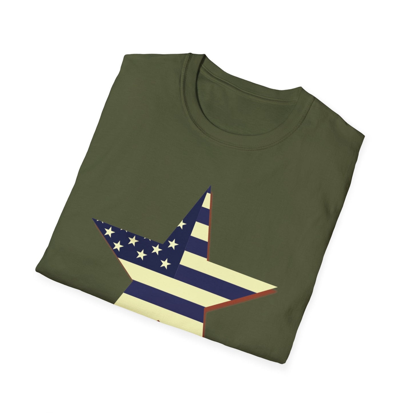 American Star, Patriot Shirt, American Patriot, American Pride Shirt, Shirt for the Patriot, Gift for Patriots, Labor Day - Mighty Lifestyle