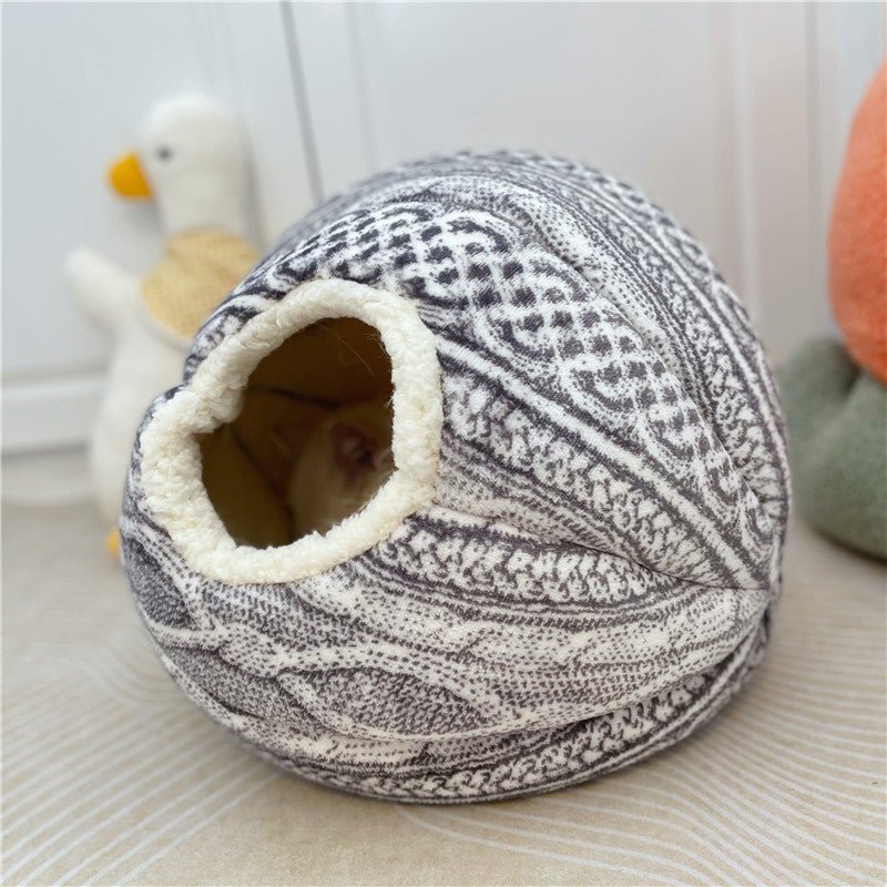 Animal Nest | Woven Wool Ball Cat Nest Pet Nest - Mighty Lifestyle