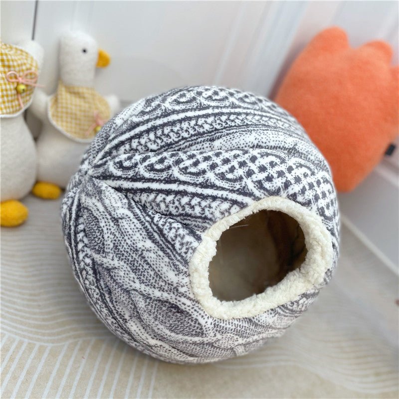 Animal Nest | Woven Wool Ball Cat Nest Pet Nest - Mighty Lifestyle