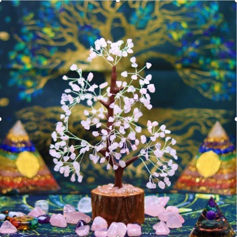 Authentic Crystal Tree | Fortune Tree | Home Crafts | Desktop, Fortune seeking stone decorations - Mighty Lifestyle
