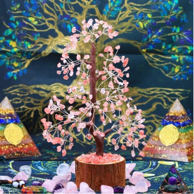 Authentic Crystal Tree | Fortune Tree | Home Crafts | Desktop, Fortune seeking stone decorations - Mighty Lifestyle