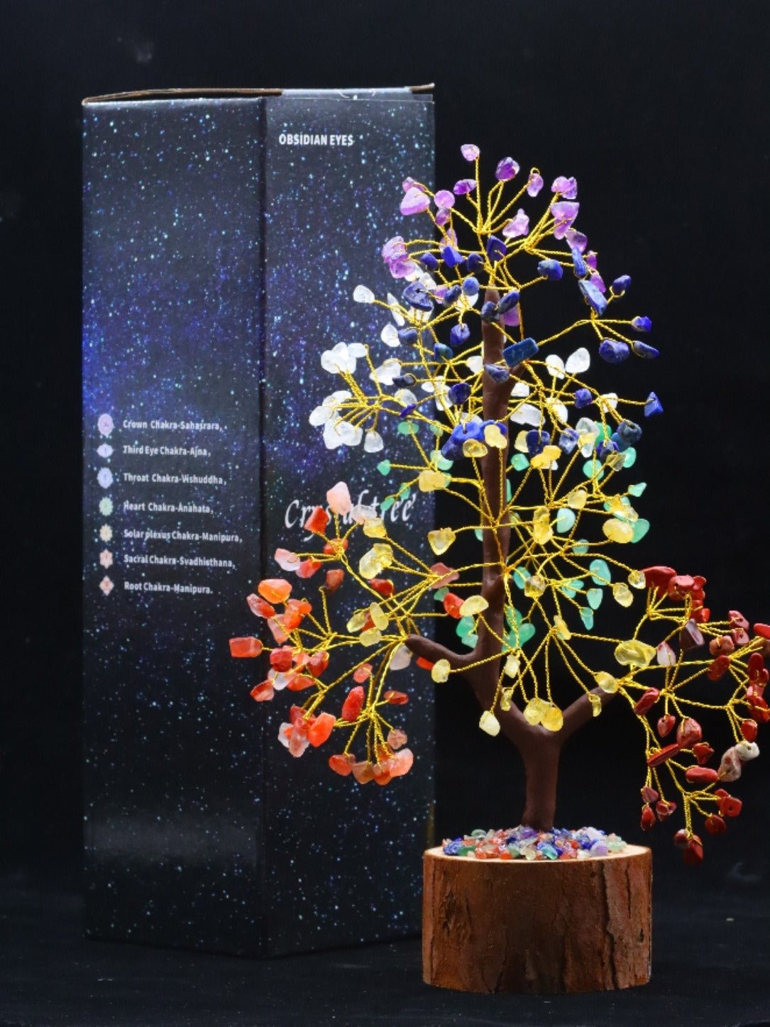 Authentic Crystal Tree | Fortune Tree | Home Crafts | Desktop, Fortune seeking stone decorations - Mighty Lifestyle