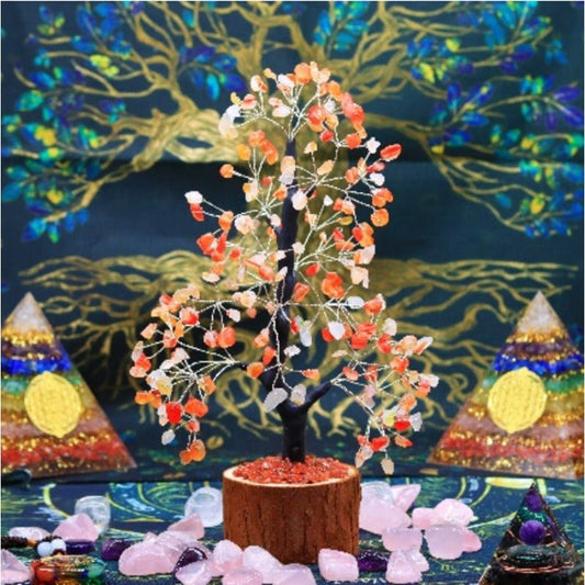 Authentic Crystal Tree | Fortune Tree | Home Crafts | Desktop, Fortune seeking stone decorations - Mighty Lifestyle