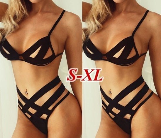 Baddie Fun Lingerie | Sexy Three Point Bundle Sexy Set Black Sexy Lingerie Set - Mighty Lifestyle