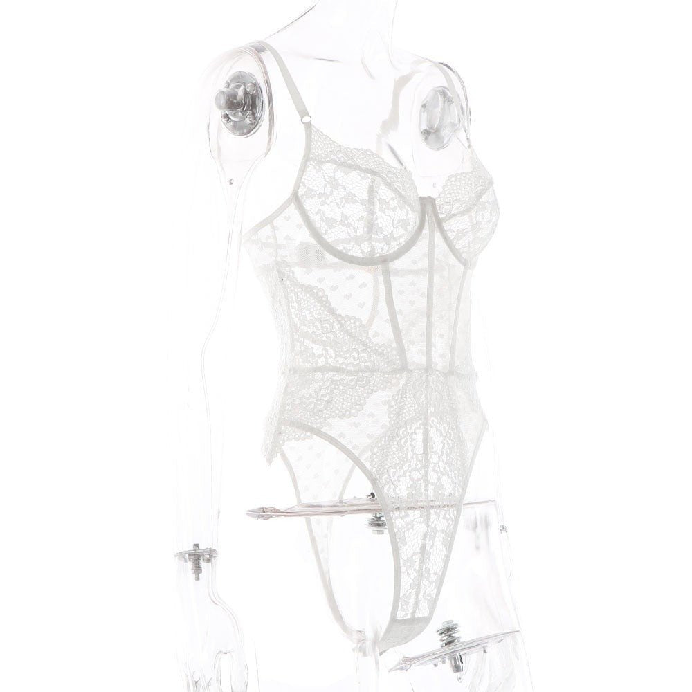 Baddie Lingerie | Sexy Mesh Perspective Fun Underwear Women's Bodysuit - Mighty Lifestyle