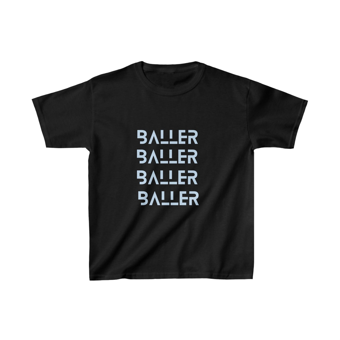 Baller Shirt | Motivational Shirt | Baller | Youth Kids Basketball Shirt | Sports Shirt. Unisex Shirt | Casual or Sports Shirt for Kids - Mighty Lifestyle