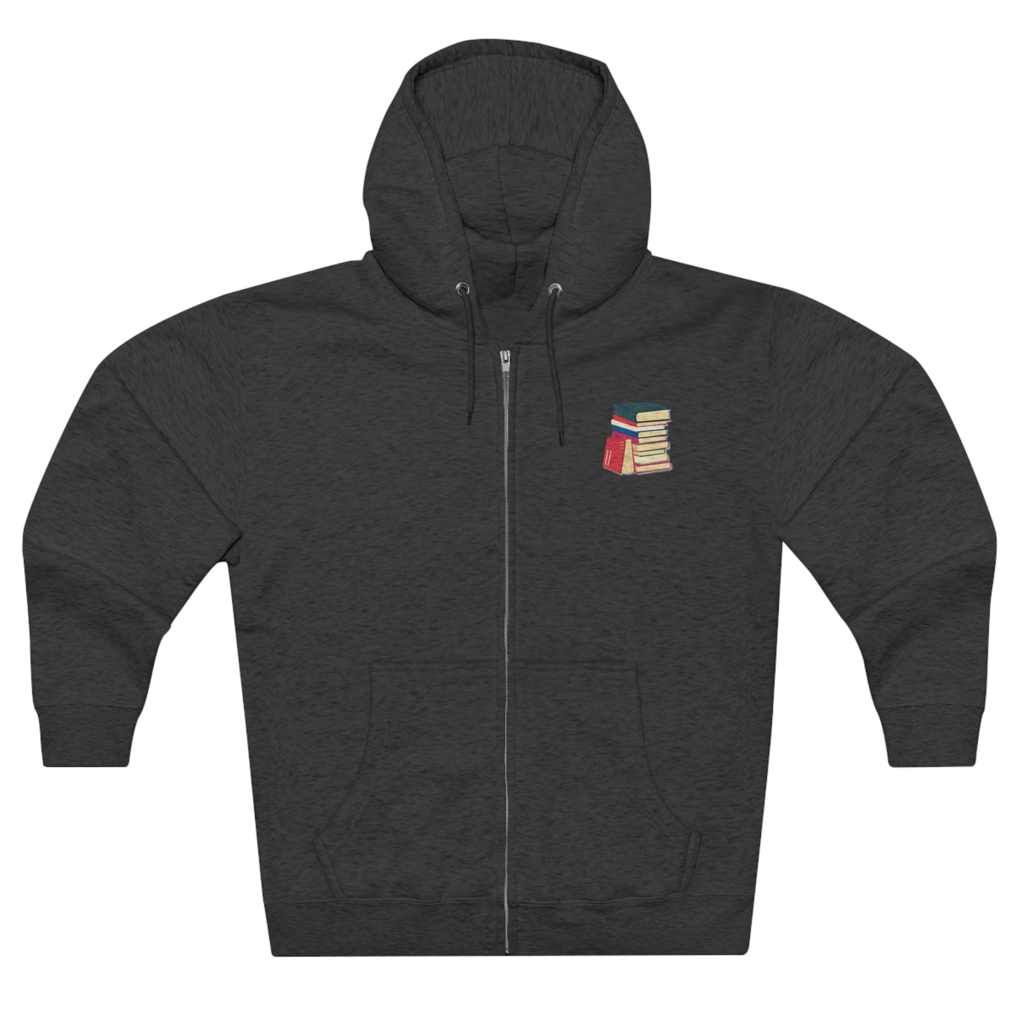 Banned Books Zipper Hoodie, Banned Books, Literary, Library, Reader, Student, Unisex Premium Full Zip Hoodie - Mighty Lifestyle