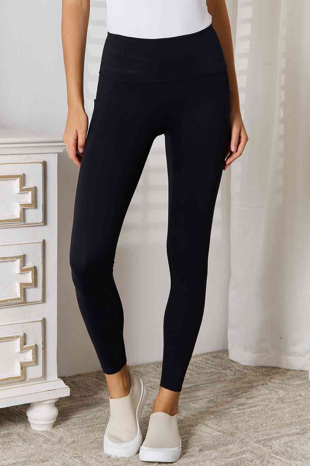 Basic Bae Wide Waistband Sports Leggings - Mighty Lifestyle