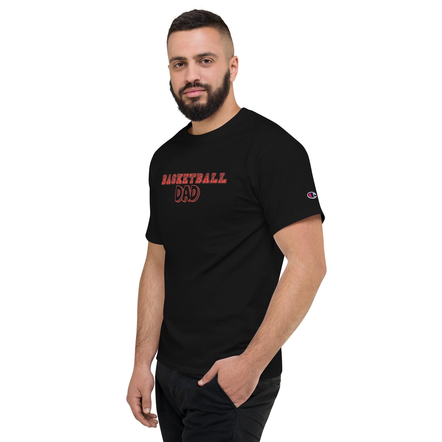 Basketball Dad Shirt | Basketball Shirt | Tournament Shirt | Travel Ball Shirt | Gift for DAD | Men's Champion T-Shirt - Mighty Lifestyle