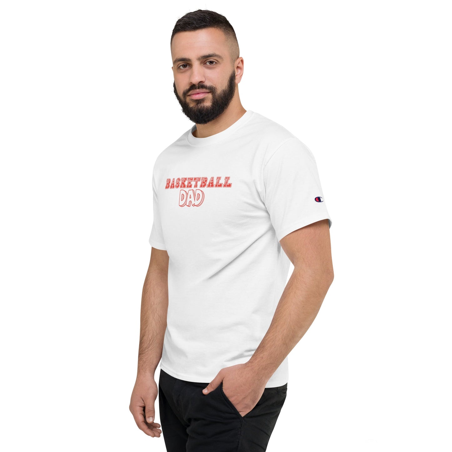 Basketball Dad Shirt | Basketball Shirt | Tournament Shirt | Travel Ball Shirt | Gift for DAD | Men's Champion T-Shirt - Mighty Lifestyle