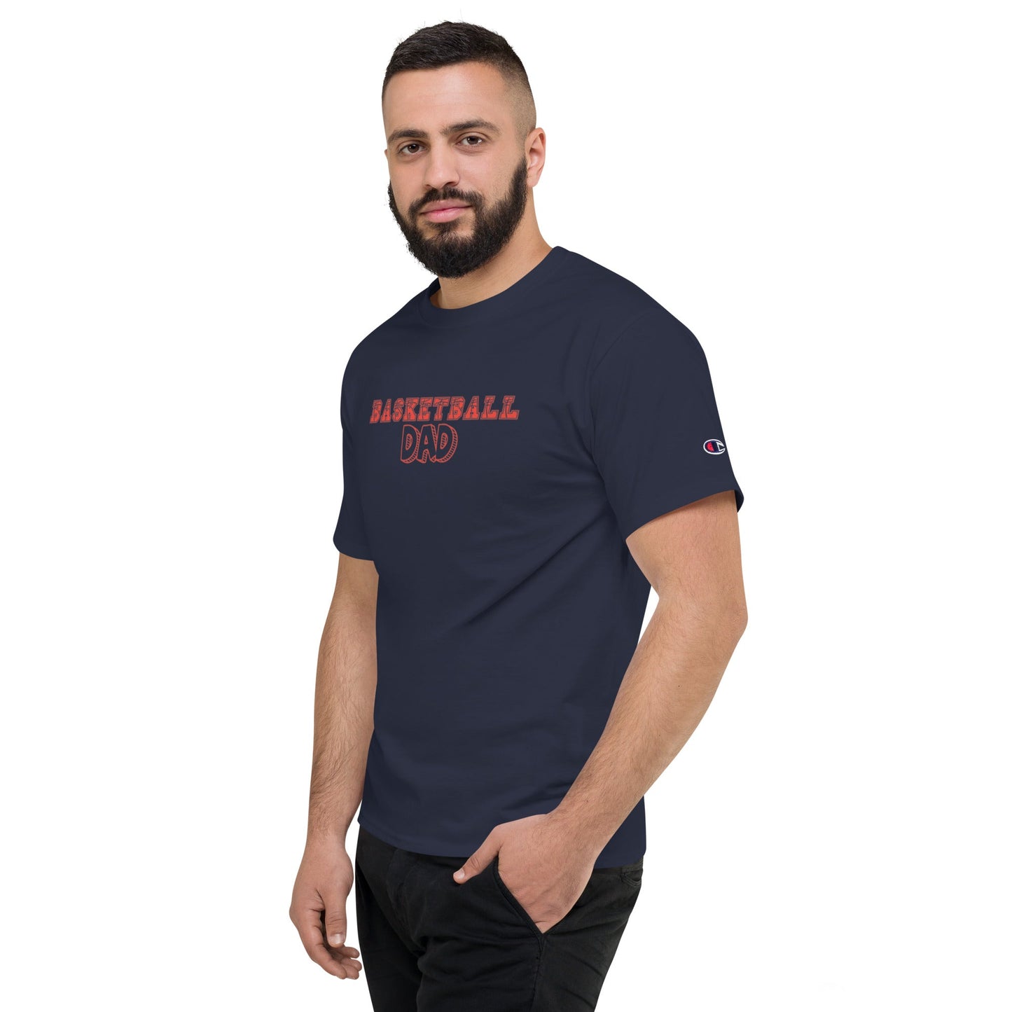 Basketball Dad Shirt | Basketball Shirt | Tournament Shirt | Travel Ball Shirt | Gift for DAD | Men's Champion T-Shirt - Mighty Lifestyle