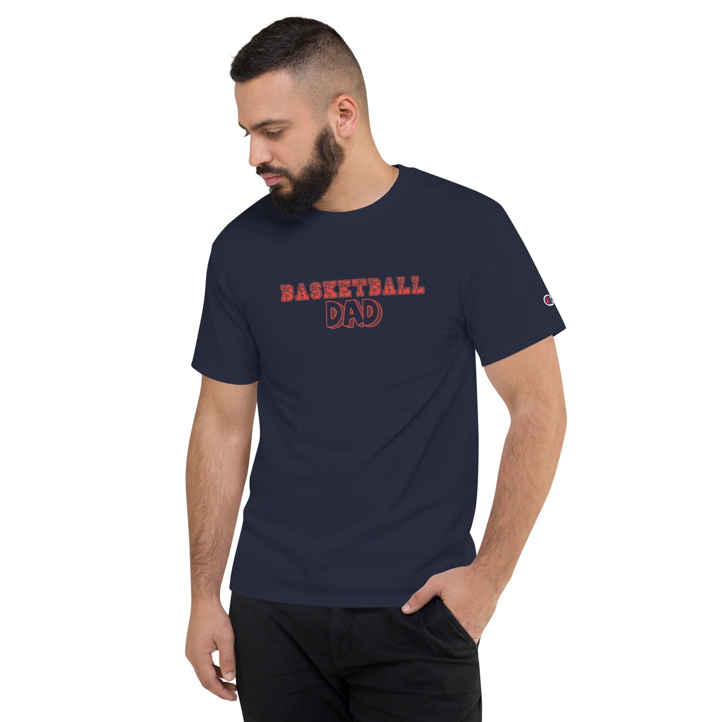 Basketball Dad Shirt | Basketball Shirt | Tournament Shirt | Travel Ball Shirt | Gift for DAD | Men's Champion T-Shirt - Mighty Lifestyle