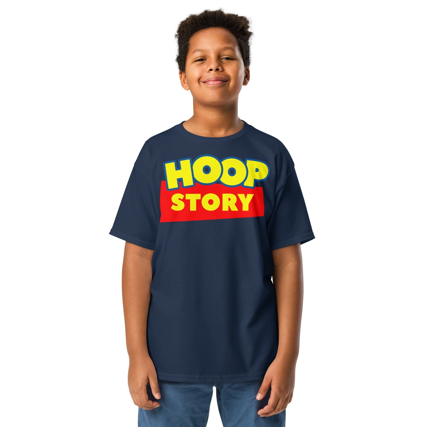 Basketball Hoop Story Baller Shirt Youth classic tee - Mighty Lifestyle
