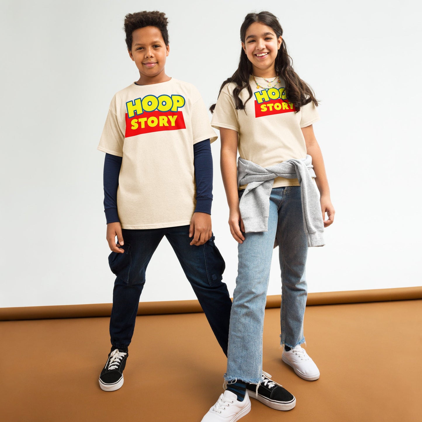 Basketball Hoop Story Baller Shirt Youth classic tee - Mighty Lifestyle