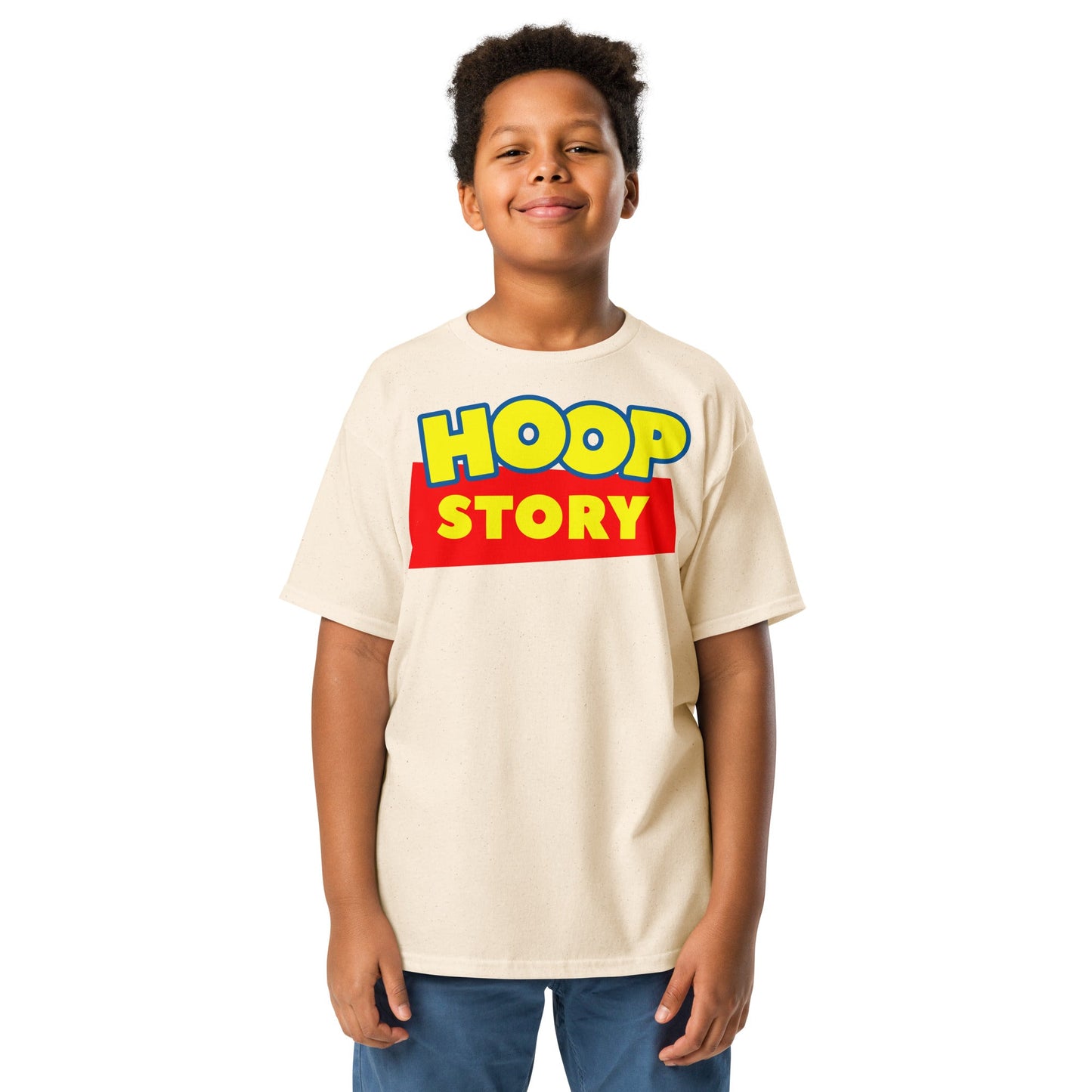 Basketball Hoop Story Baller Shirt Youth classic tee - Mighty Lifestyle