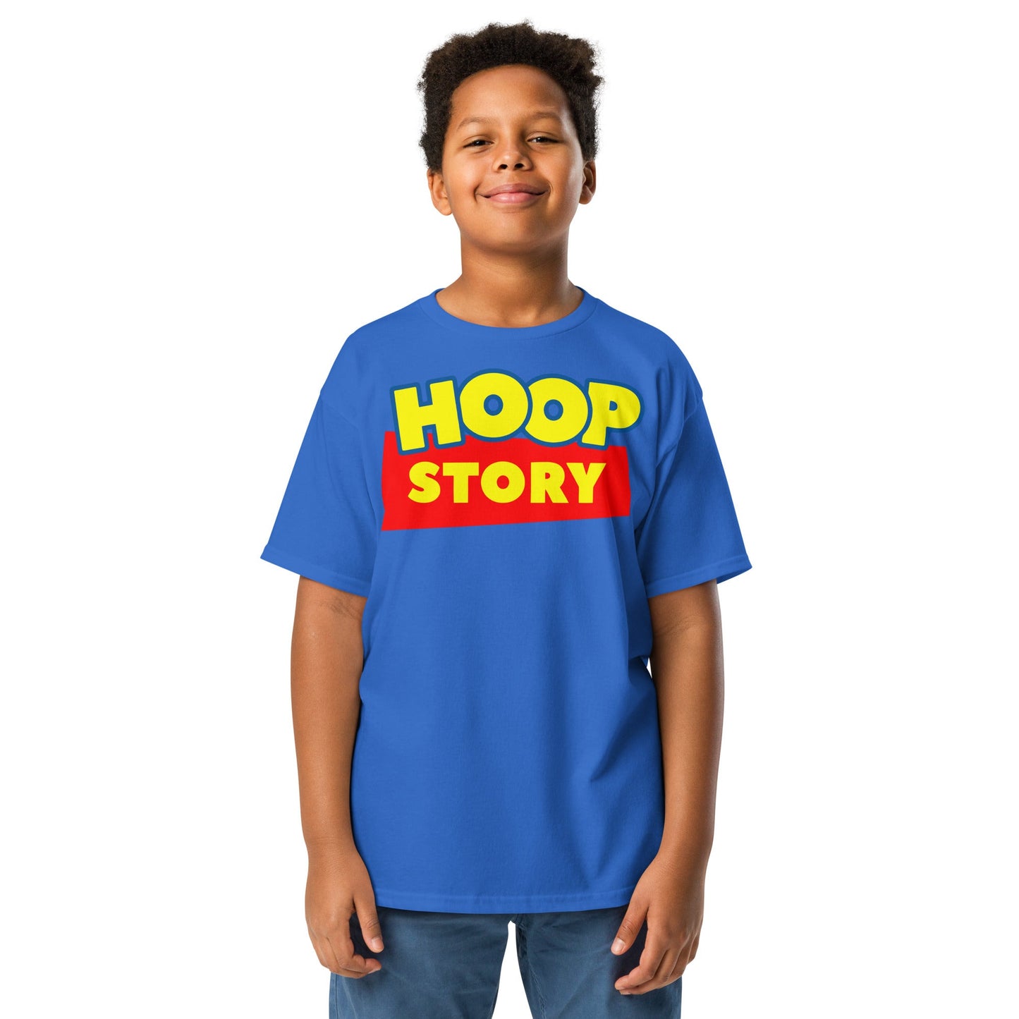 Basketball Hoop Story Baller Shirt Youth classic tee - Mighty Lifestyle
