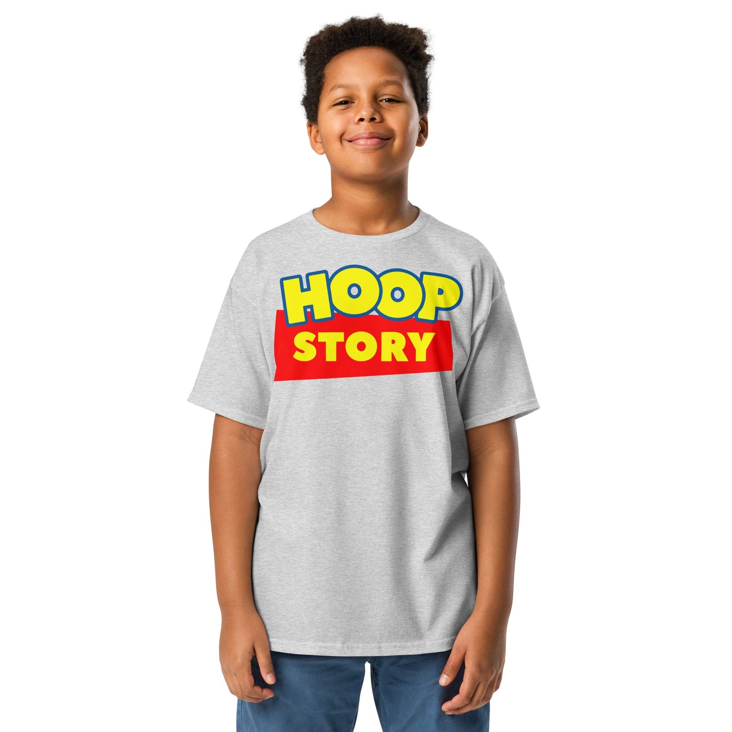 Basketball Hoop Story Baller Shirt Youth classic tee - Mighty Lifestyle