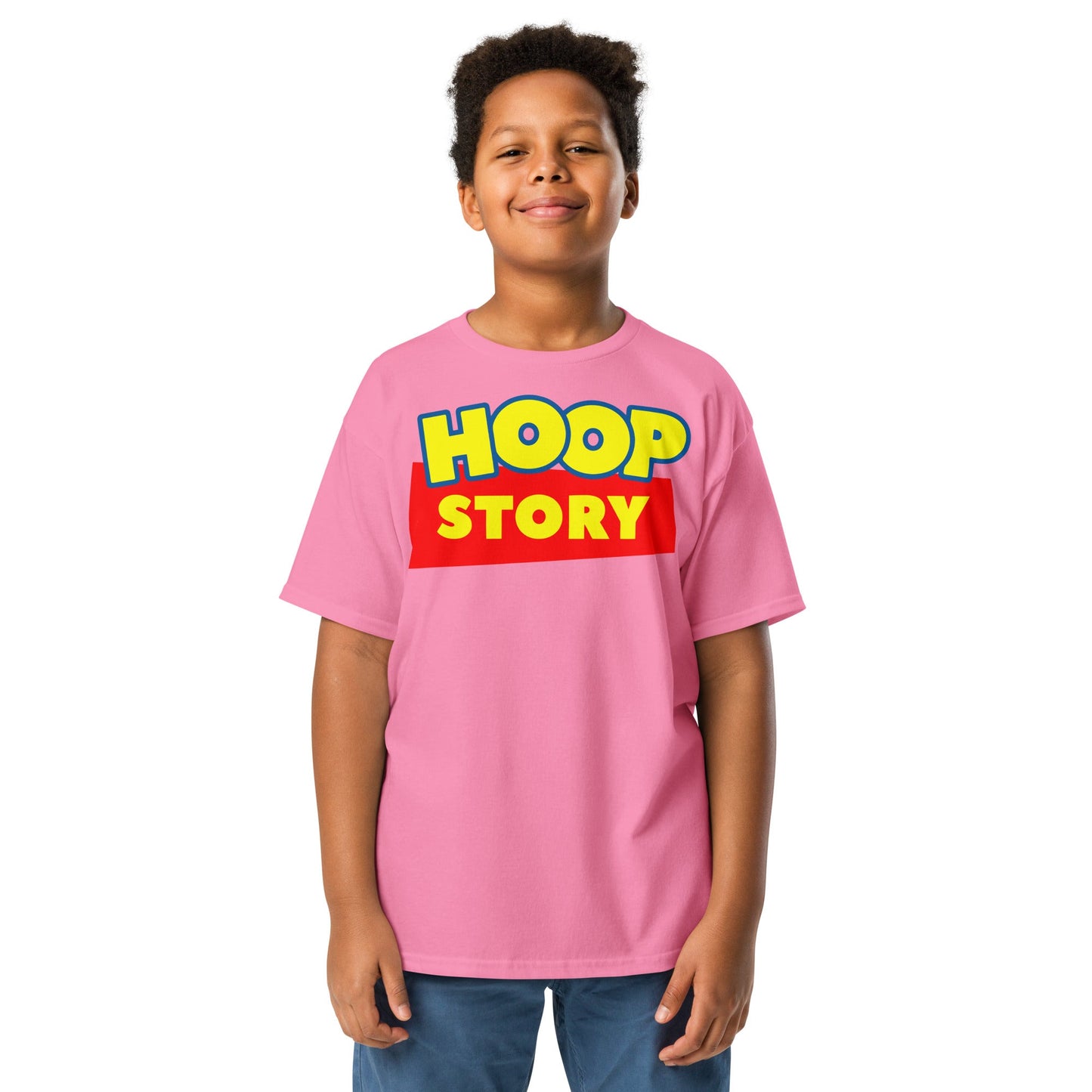 Basketball Hoop Story Baller Shirt Youth classic tee - Mighty Lifestyle