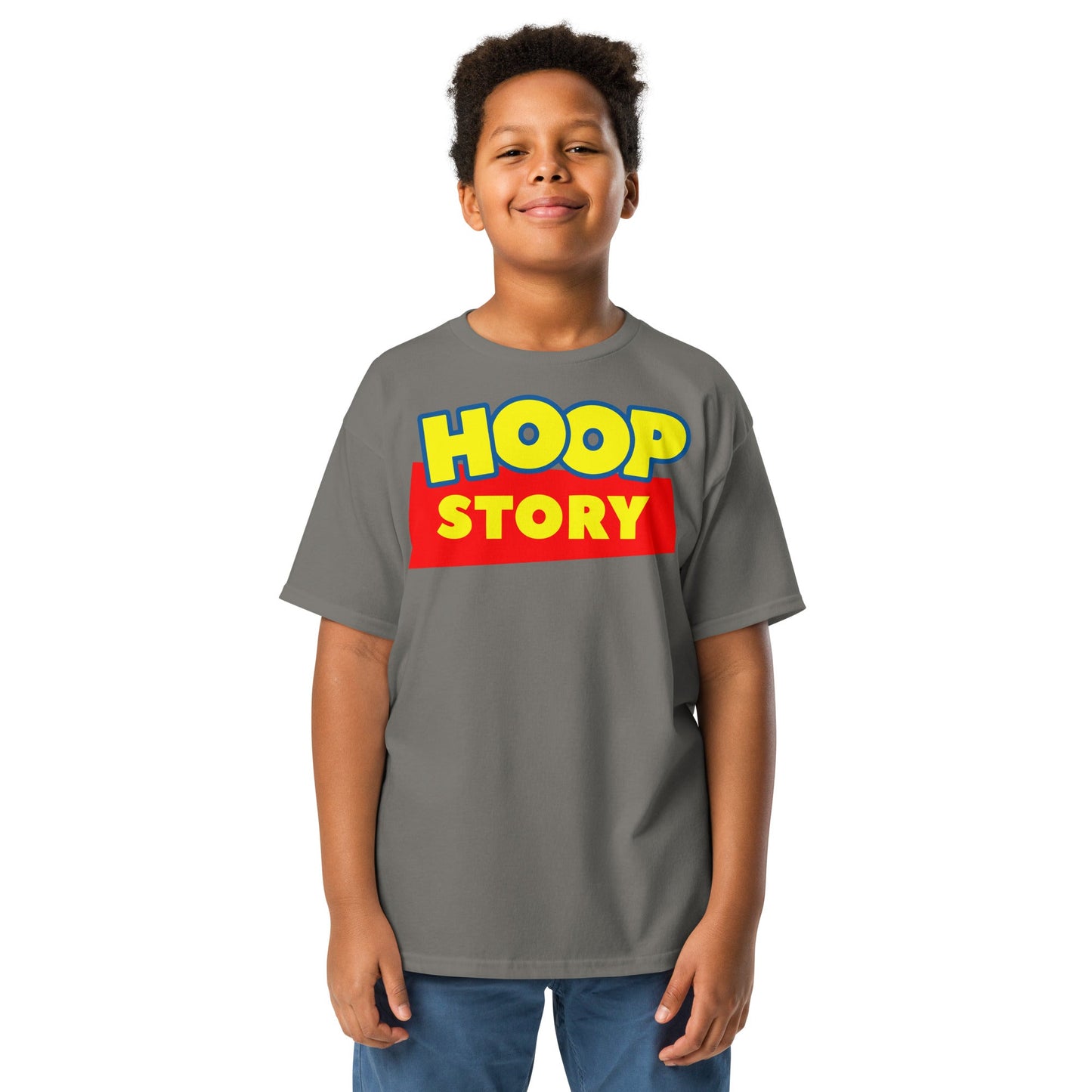 Basketball Hoop Story Baller Shirt Youth classic tee - Mighty Lifestyle