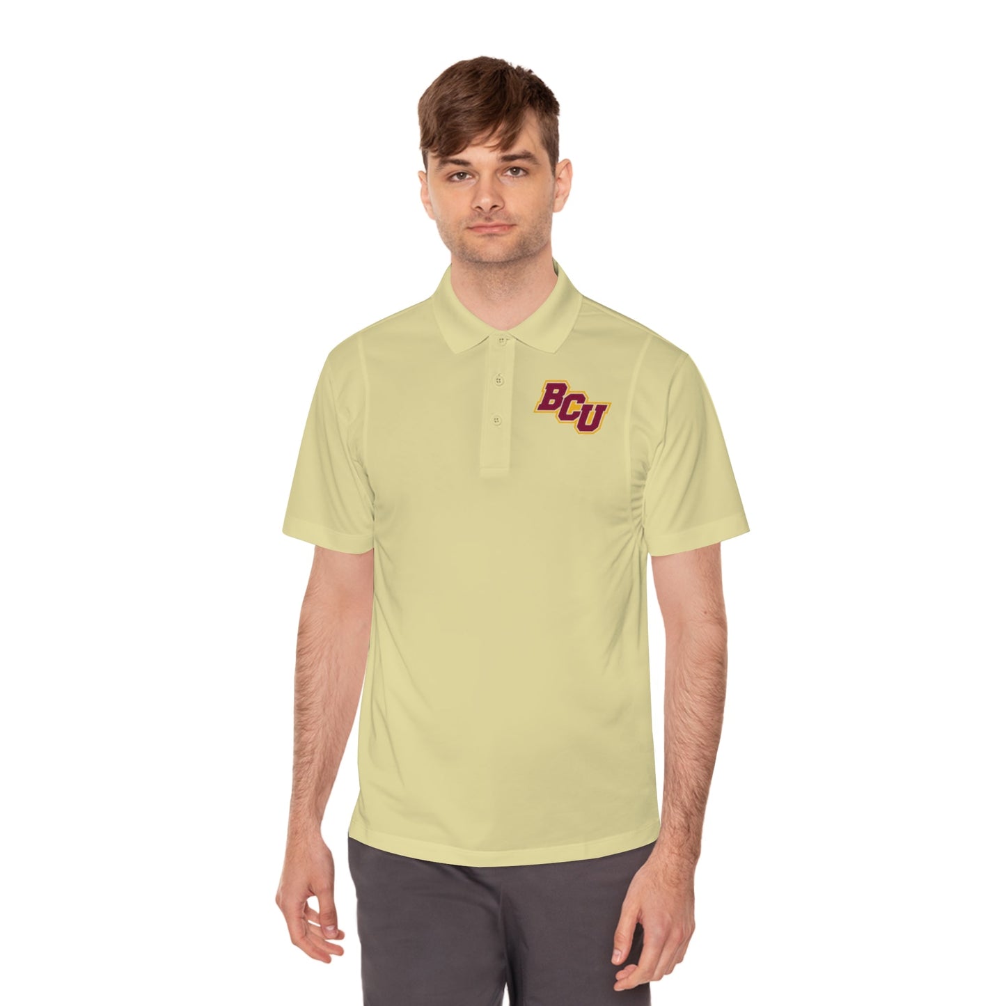 BCU, Bethune - Cookman University, HBCU Football, Black Excellence, Comfortable, Black University, Men's Sport Polo Shirt - Mighty Lifestyle