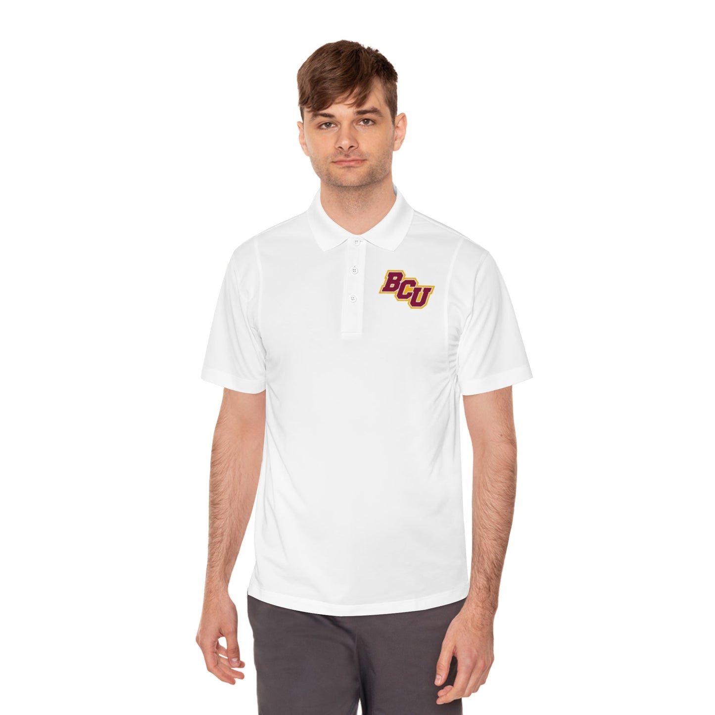 BCU, Bethune - Cookman University, HBCU Football, Black Excellence, Comfortable, Black University, Men's Sport Polo Shirt - Mighty Lifestyle