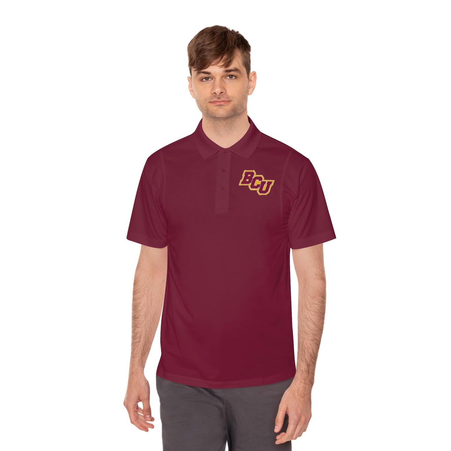 BCU, Bethune - Cookman University, HBCU Football, Black Excellence, Comfortable, Black University, Men's Sport Polo Shirt - Mighty Lifestyle