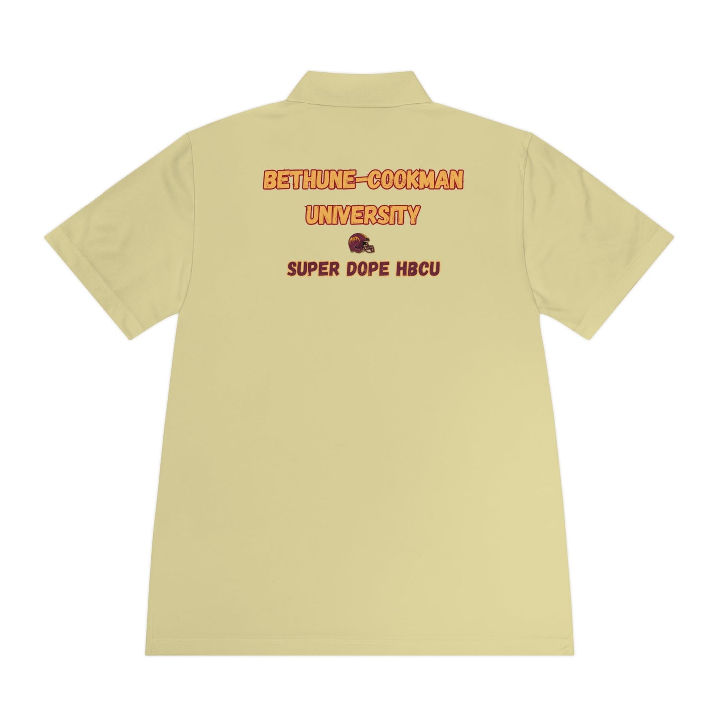 BCU, Bethune - Cookman University, HBCU Football, Black Excellence, Comfortable, Black University, Men's Sport Polo Shirt - Mighty Lifestyle