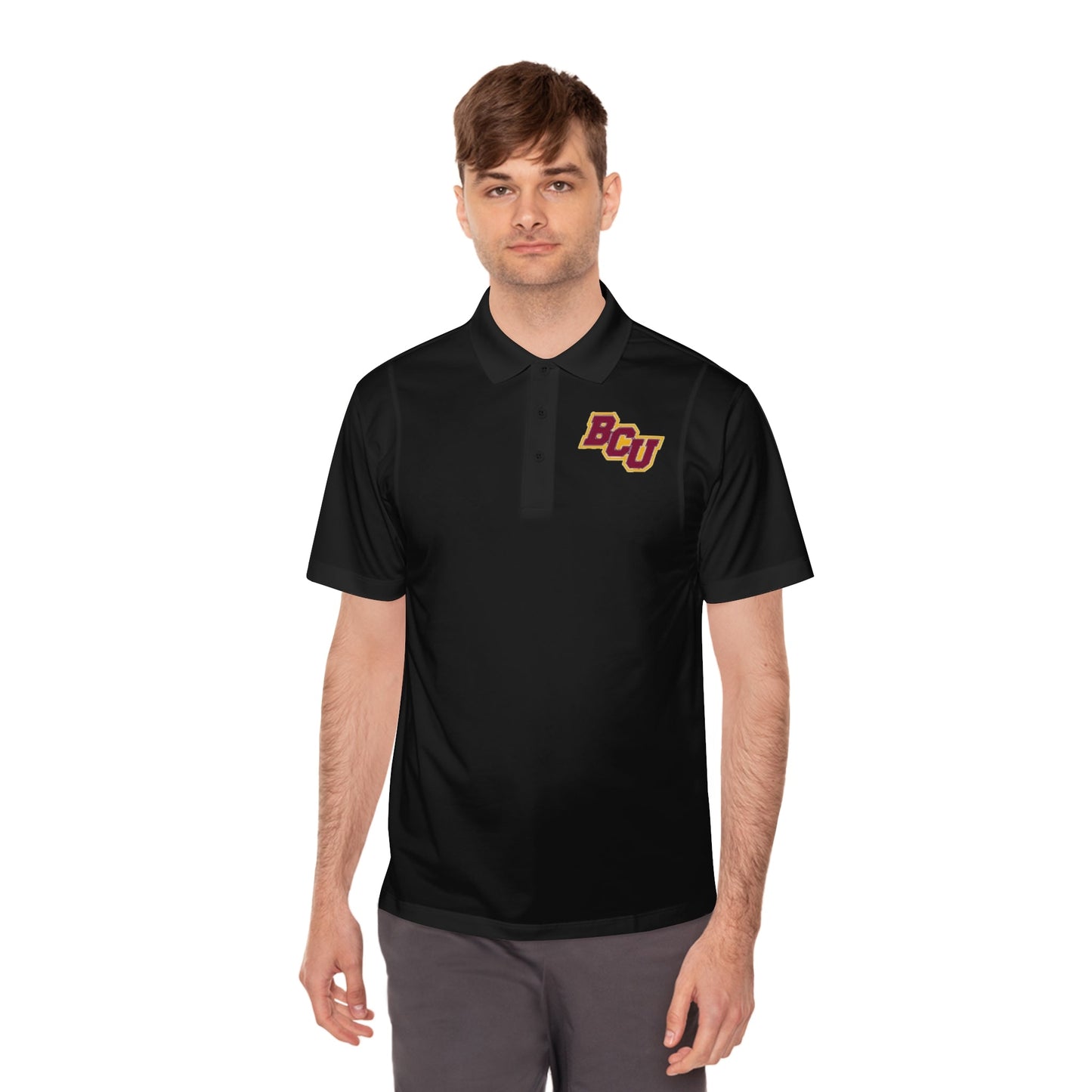 BCU, Bethune - Cookman University, HBCU Football, Black Excellence, Comfortable, Black University, Men's Sport Polo Shirt - Mighty Lifestyle