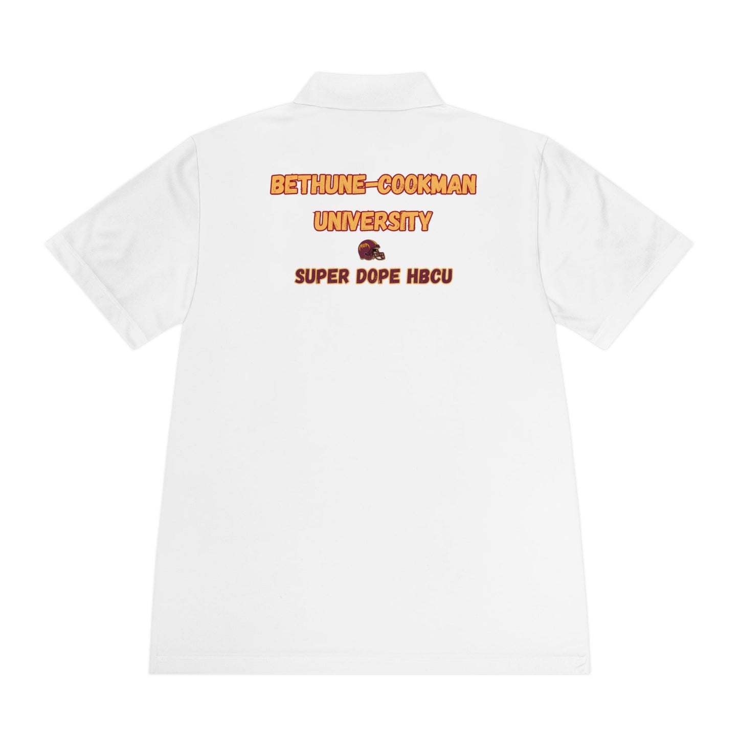 BCU, Bethune - Cookman University, HBCU Football, Black Excellence, Comfortable, Black University, Men's Sport Polo Shirt - Mighty Lifestyle