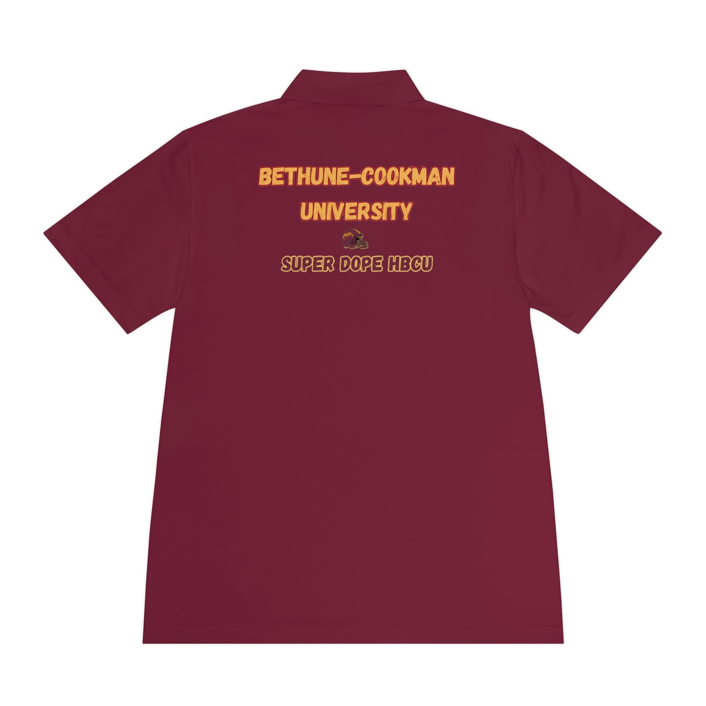 BCU, Bethune - Cookman University, HBCU Football, Black Excellence, Comfortable, Black University, Men's Sport Polo Shirt - Mighty Lifestyle