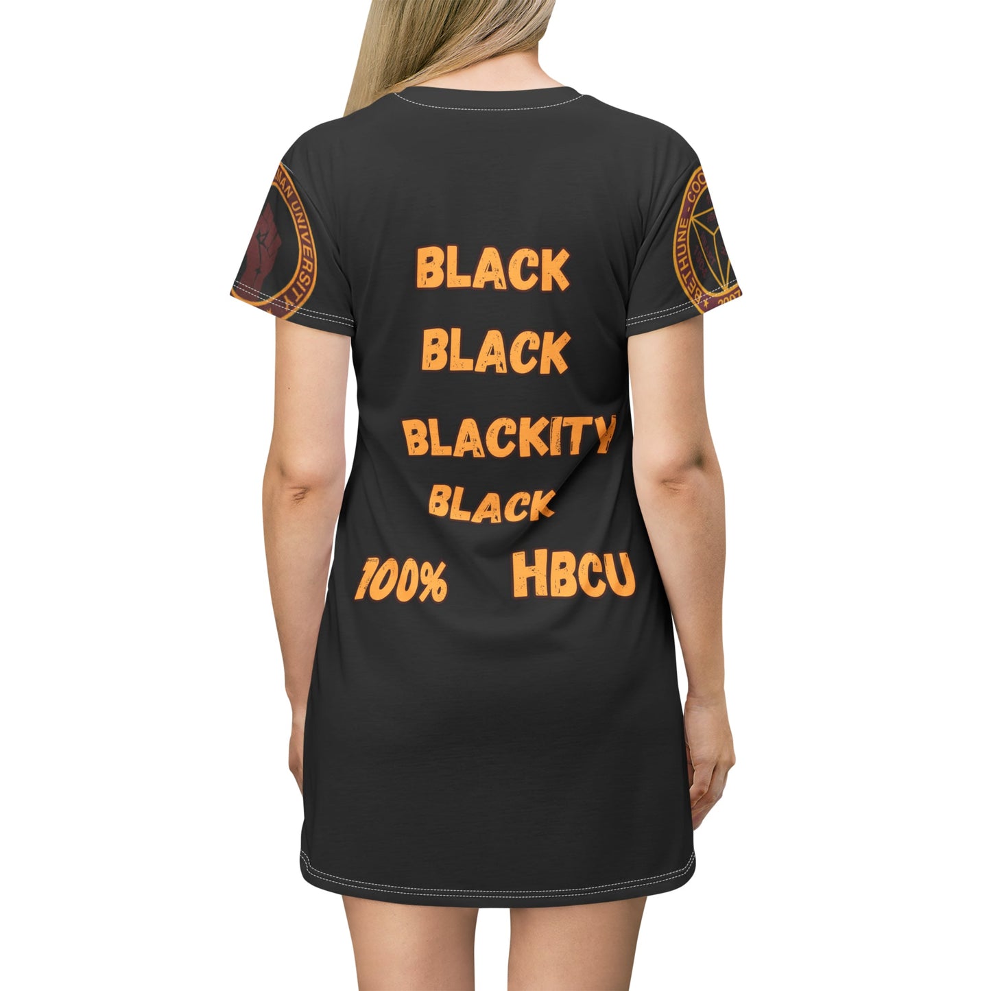 BCU, HBCU, Bethune - Cookman dress, Black University, Classic, HomeComing, HBCU Football, Comfortable, T-Shirt Dress - Mighty Lifestyle