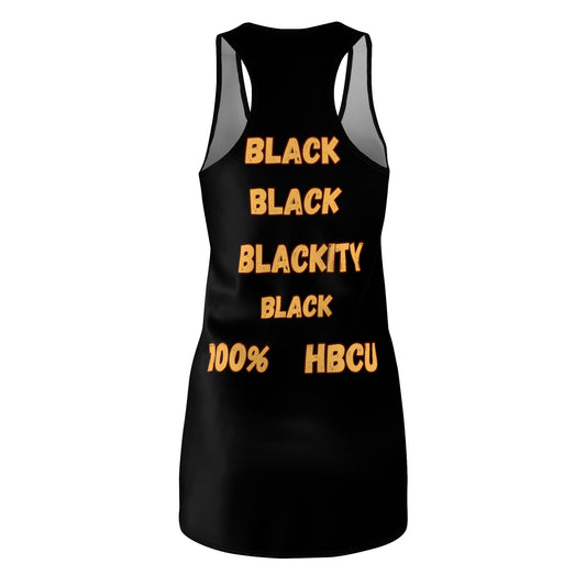BCU, HBCU, Bethune - Cookman, Sporty Dress, Tank, Classic Dress, Black College, Sports Dress, Home Coming, Women's Cut & Sew Racerback Dress - Mighty Lifestyle