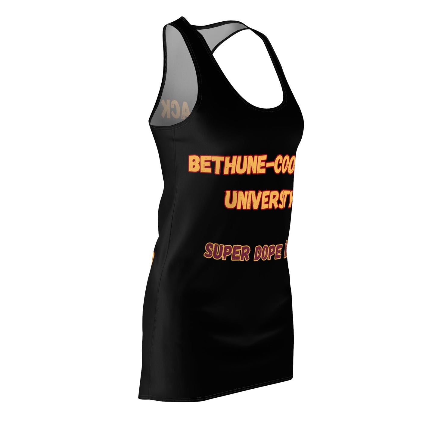 BCU, HBCU, Bethune - Cookman, Sporty Dress, Tank, Classic Dress, Black College, Sports Dress, Home Coming, Women's Cut & Sew Racerback Dress - Mighty Lifestyle