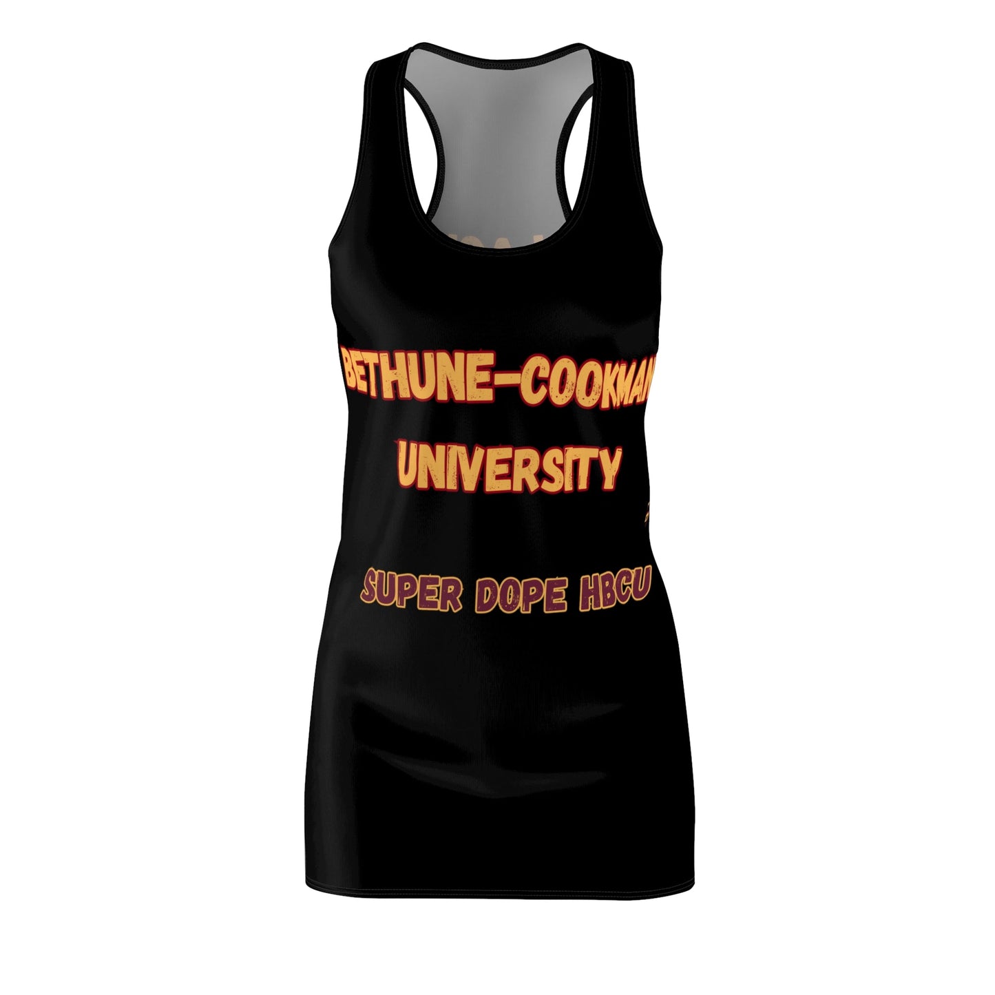 BCU, HBCU, Bethune - Cookman, Sporty Dress, Tank, Classic Dress, Black College, Sports Dress, Home Coming, Women's Cut & Sew Racerback Dress - Mighty Lifestyle