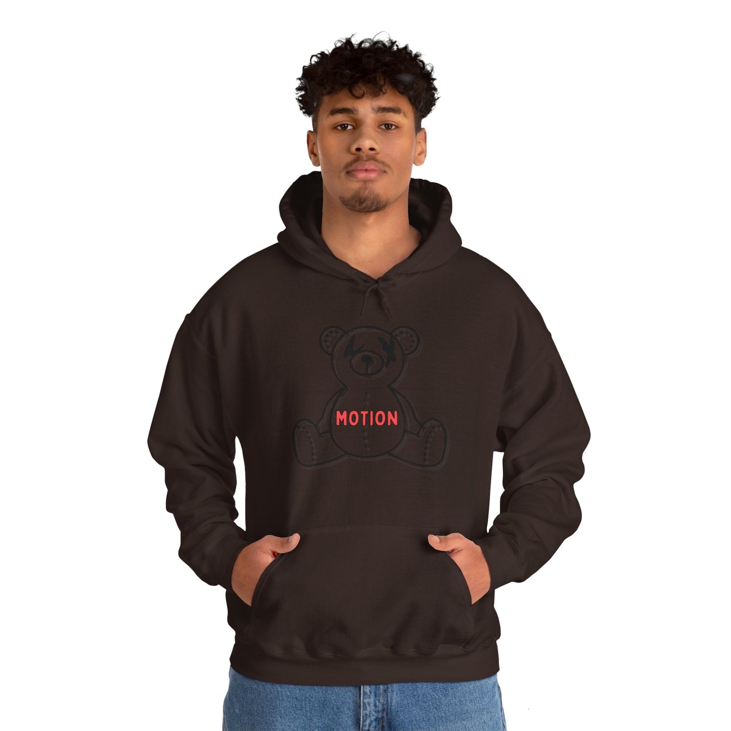 Bear Essential Motion hoodie, Hoodie for sports, Trendy Hoodie, Gift for Trendy, Essential Motion Hoodie, For someone with Motion, Hoodie - Mighty Lifestyle