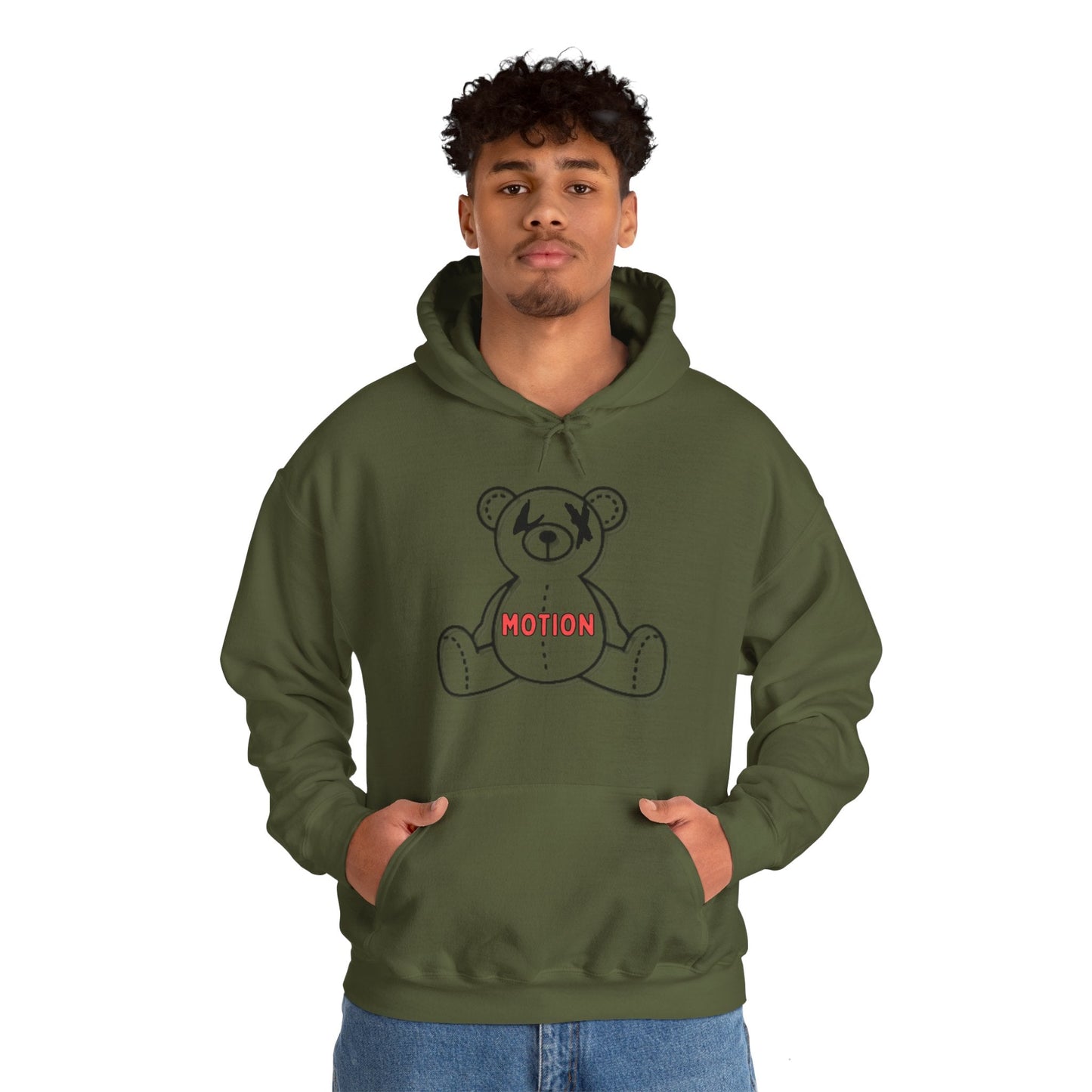 Bear Essential Motion hoodie, Hoodie for sports, Trendy Hoodie, Gift for Trendy, Essential Motion Hoodie, For someone with Motion, Hoodie - Mighty Lifestyle