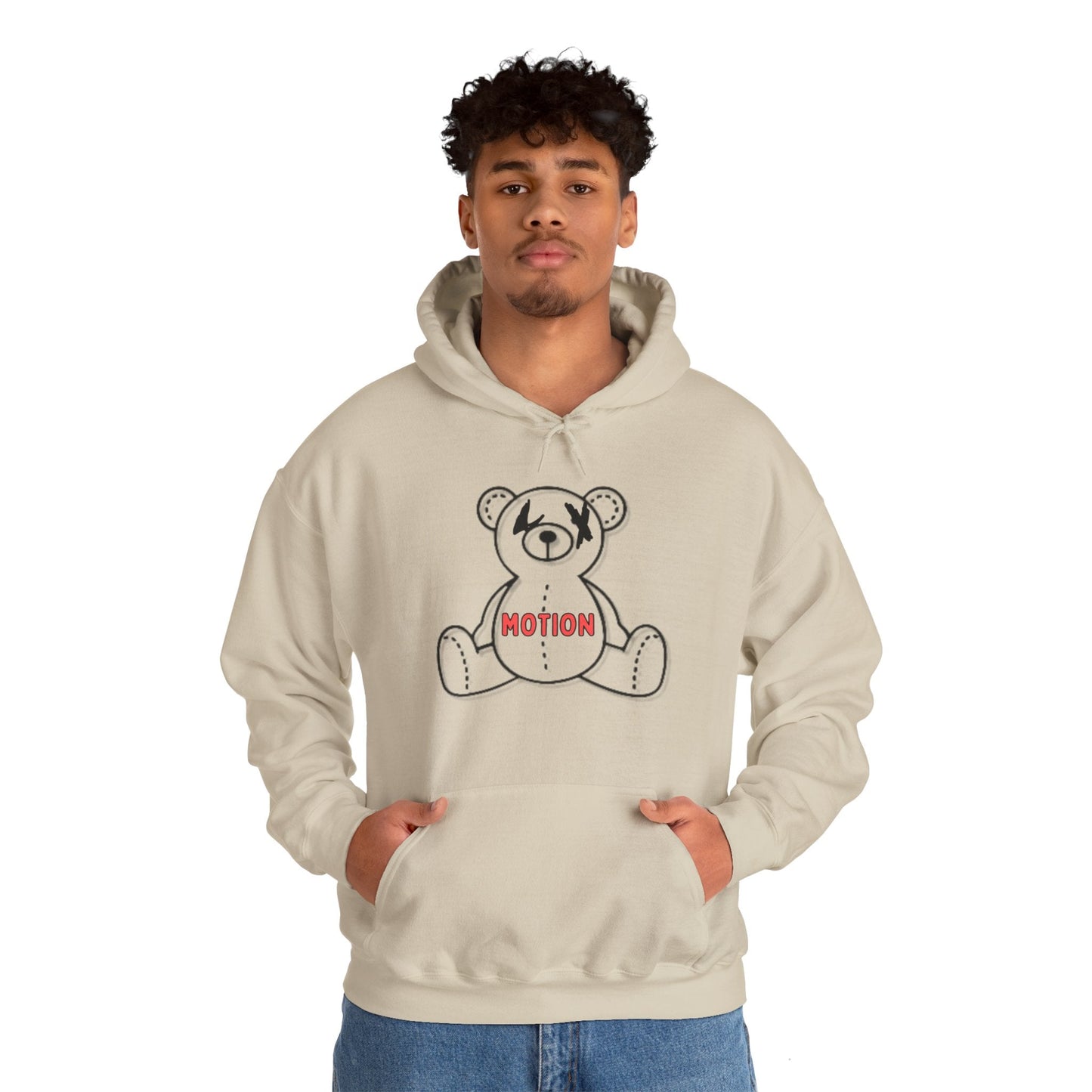 Bear Essential Motion hoodie, Hoodie for sports, Trendy Hoodie, Gift for Trendy, Essential Motion Hoodie, For someone with Motion, Hoodie - Mighty Lifestyle