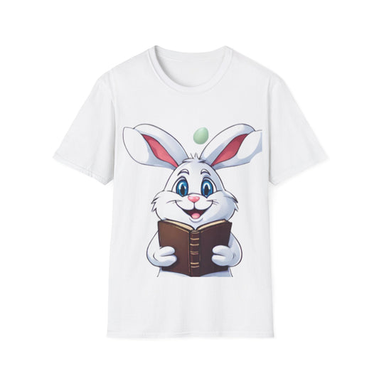 Bible Easter Bunny | Easter Bunny Shirt | Christian Easter Shirt | Unisex Softstyle T-Shirt - Mighty Lifestyle