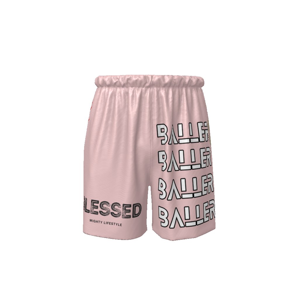 BLESSED Baller Basketball Shorts AAU Basketball Style of Shorts Streetwear EE Sporys Shorts - Mighty Lifestyle