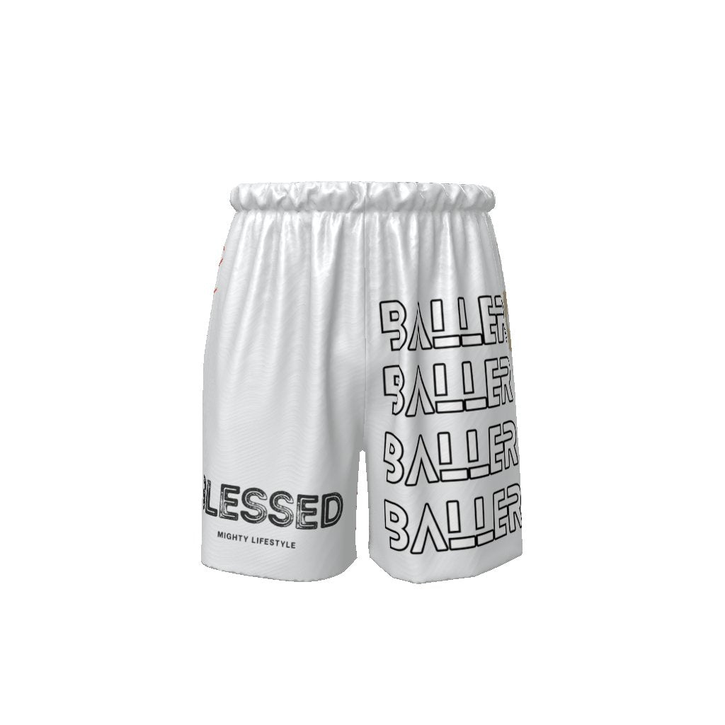 BLESSED Baller Basketball Shorts AAU Basketball Style of Shorts Streetwear EE Sporys Shorts - Mighty Lifestyle