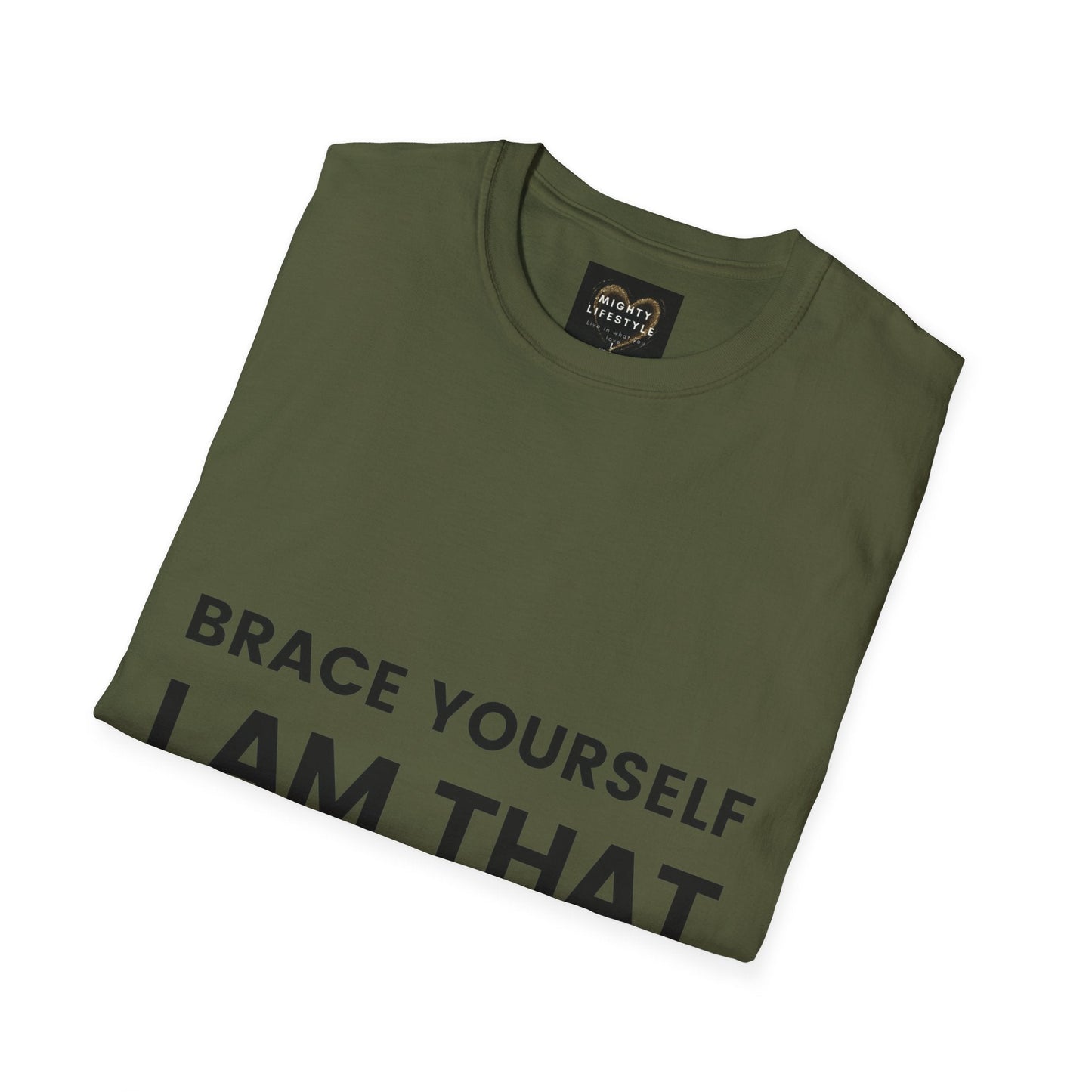 Brace Yourself I Am That Coach | Basketball Shirt | Sports Shirt | Baller Shirt | Mighty Lifestyle | Softstyle T-Shirt - Mighty Lifestyle