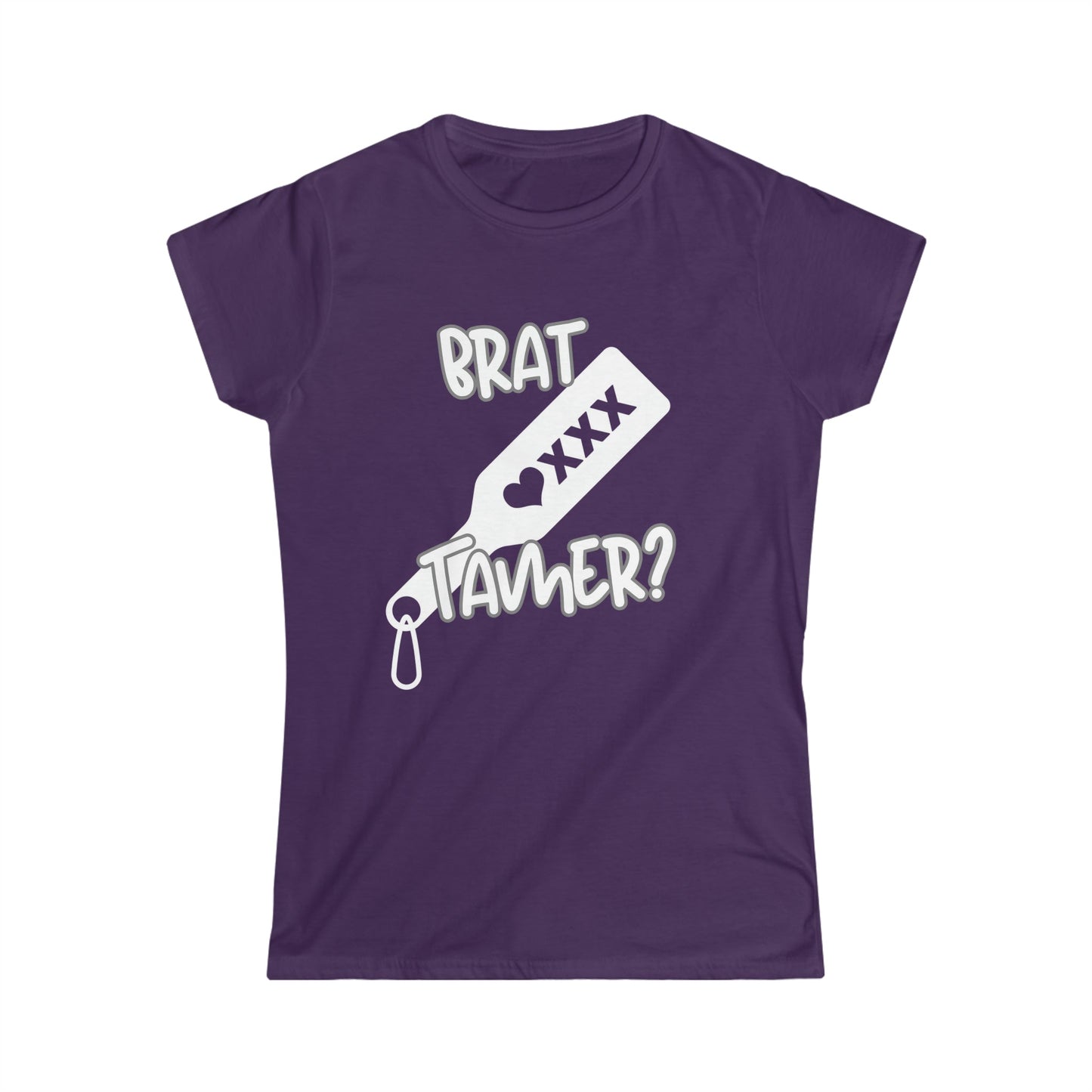 Brat Tamer, Brat Challenge, Bratty Shirt, Dom, Sub, Trendy, Comfortable shirt, Women's Softstyle Tee - Mighty Lifestyle
