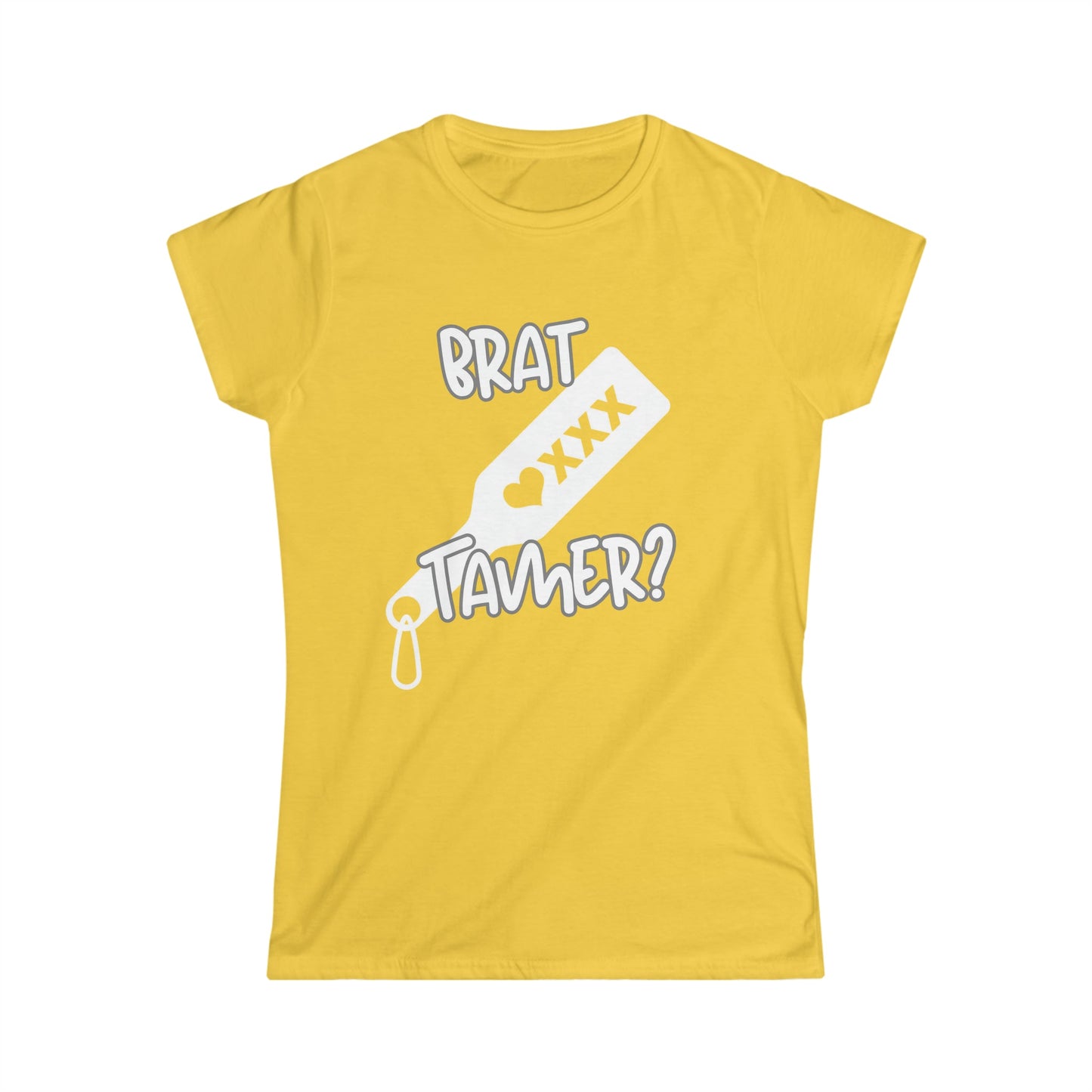 Brat Tamer, Brat Challenge, Bratty Shirt, Dom, Sub, Trendy, Comfortable shirt, Women's Softstyle Tee - Mighty Lifestyle