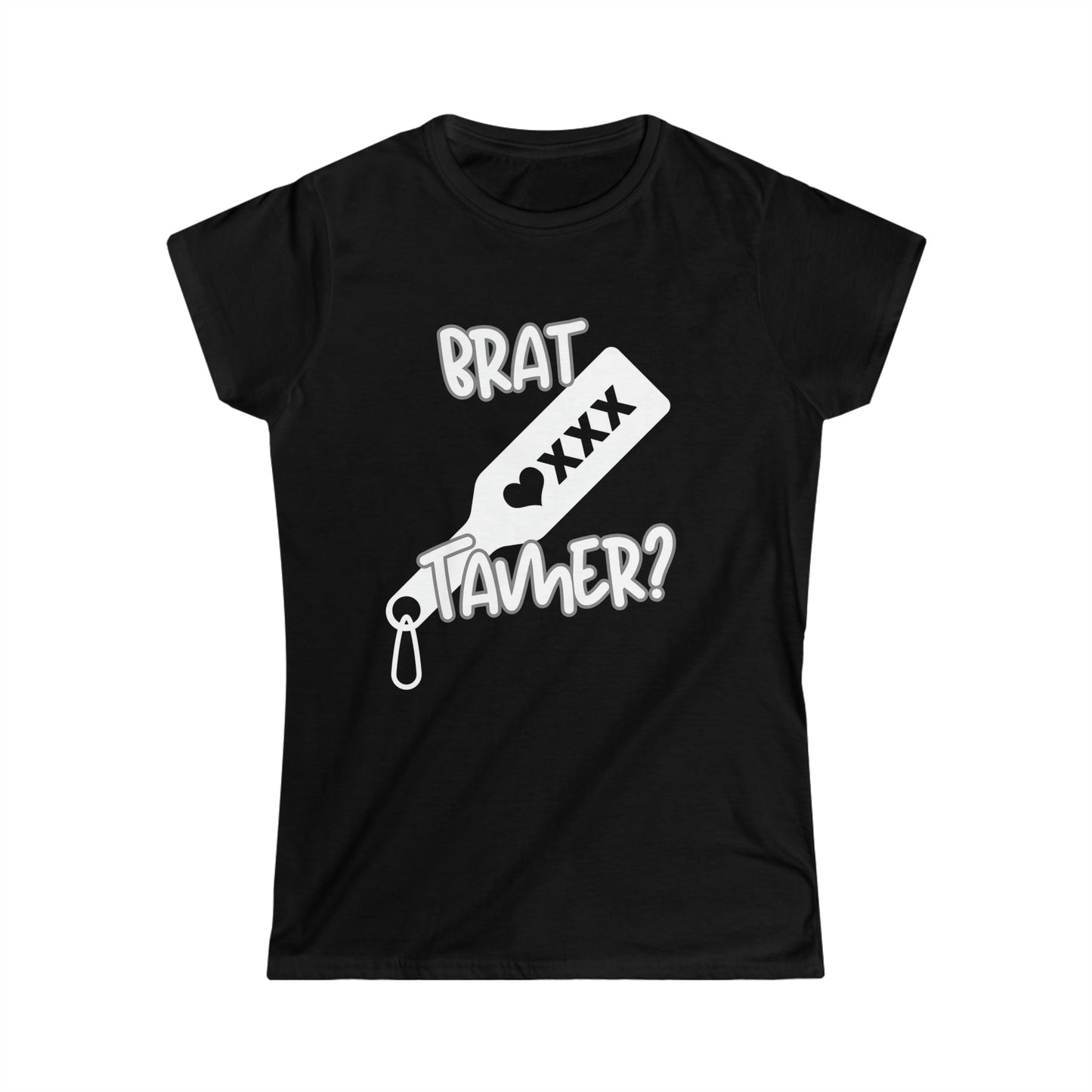 Brat Tamer, Brat Challenge, Bratty Shirt, Dom, Sub, Trendy, Comfortable shirt, Women's Softstyle Tee - Mighty Lifestyle