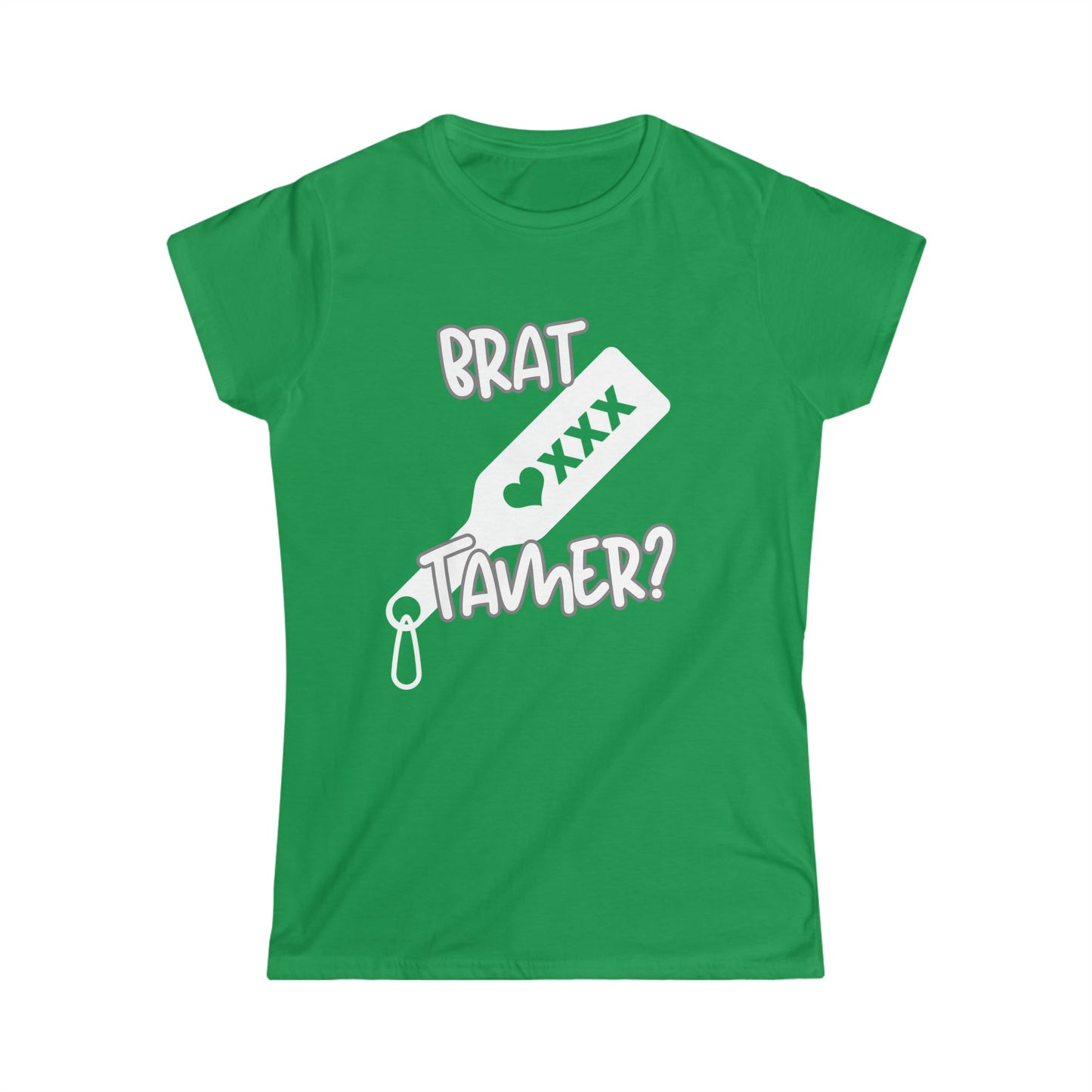 Brat Tamer, Brat Challenge, Bratty Shirt, Dom, Sub, Trendy, Comfortable shirt, Women's Softstyle Tee - Mighty Lifestyle