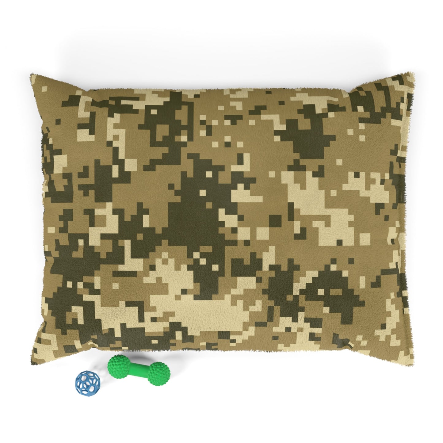 Brown Camo, Camouflage, Minecraft Pet Bed | Dog Bed | Cat Bed - Mighty Lifestyle