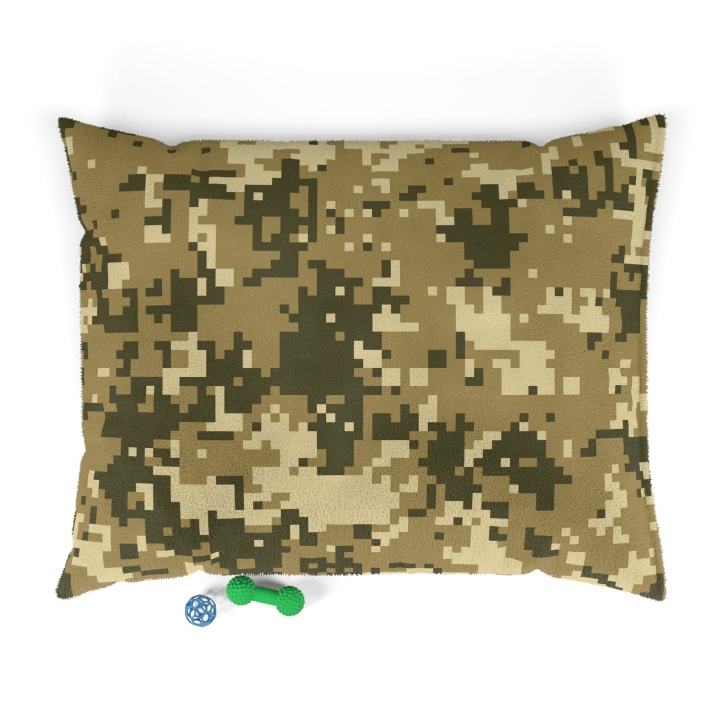Brown Camo, Camouflage, Minecraft Pet Bed | Dog Bed | Cat Bed - Mighty Lifestyle